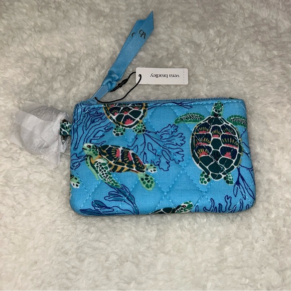 Vera Bradley Accessories - Vera Bradley Zip ID Case in Sea Turtles & Coral NEW